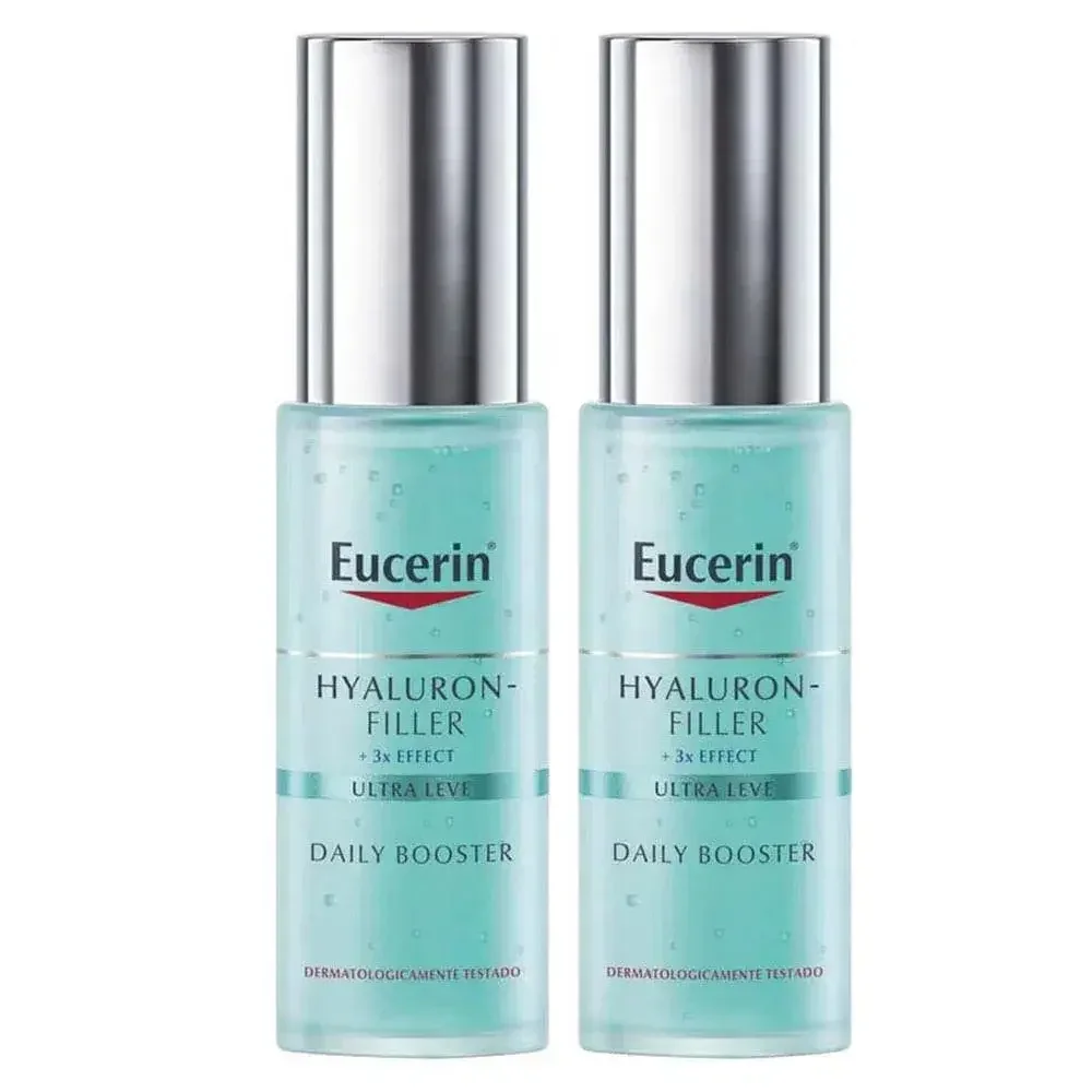 Eucerin Hyaluron Filler Daily Booster Gel Hidratante Kit com 2 Unidades